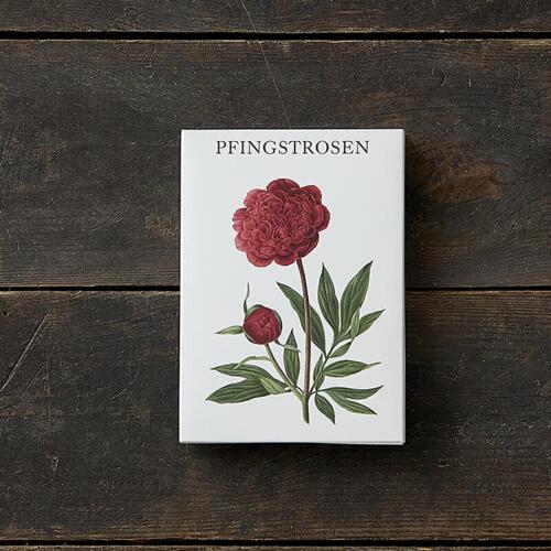 PEONIES - 8 cards (German)