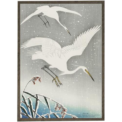 Silver Heron - Ohara Koson