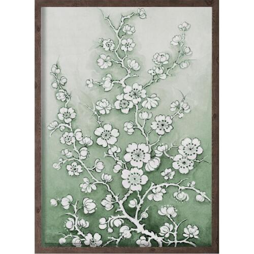 Cherry Blossom Green - ART PRINT - CHOOSE SIZE