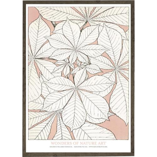 Leaves rose - ART PRINT - CHOOSE SIZE