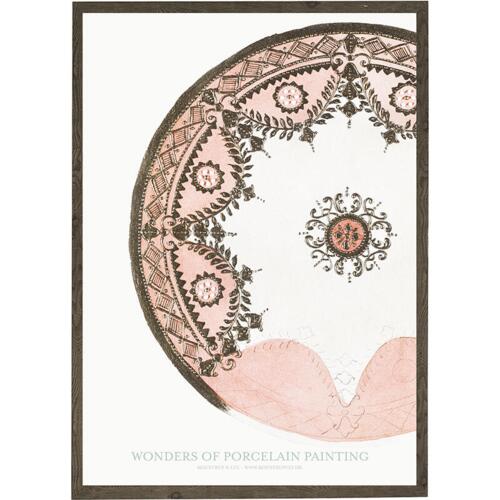 Porcelain Painting Rose - Art Print - Choose Size