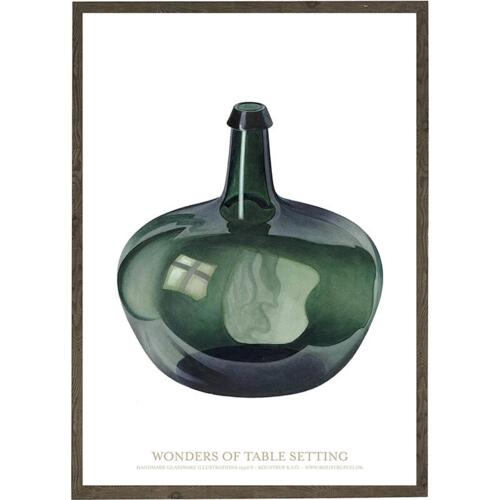 Vase dark green - ART PRINT - CHOOSE SIZE