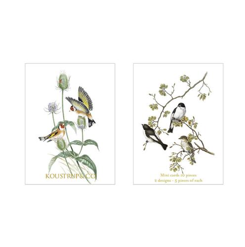 SUMMER MINI CARDS – Goldfinch & Flycatcher