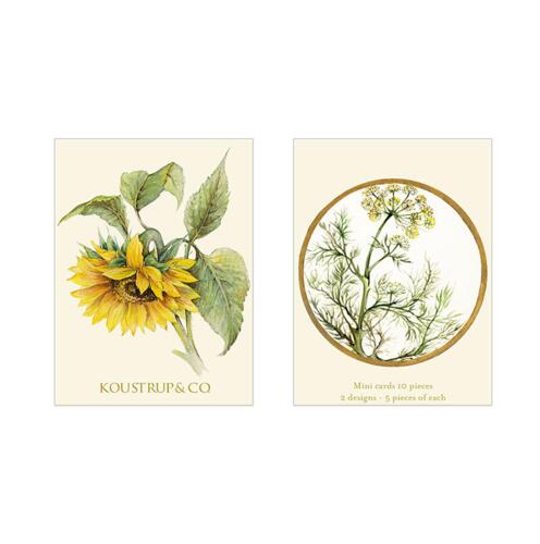 MINI CARDS SUMMER – Sunflower