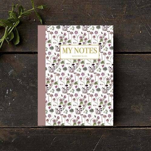 Notebook Pink floral