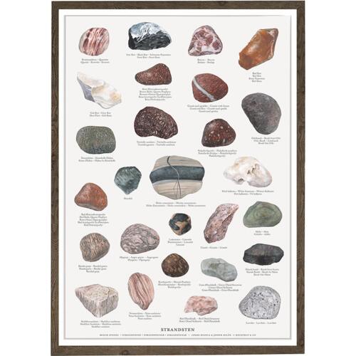 BEACH STONES - Poster A2