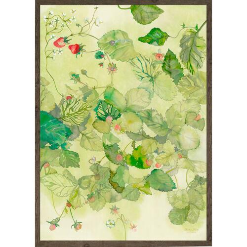 art print - wild strawberries TJ - with frame