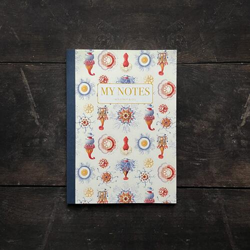 Notebook - Haeckel 4 pattern