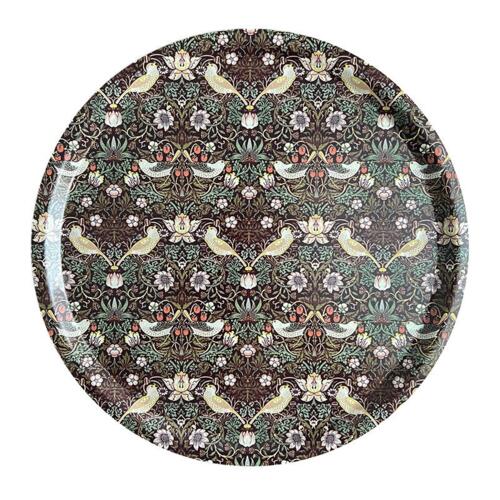 TRAY Ø38 - Morris Strawberry Thief bordeaux