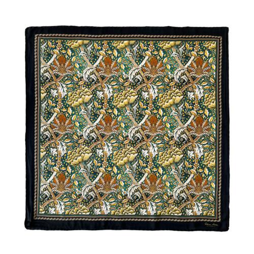 SILK SCARF - Morris Windrush green - 50 cm