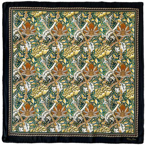 SILK SCARF - Morris Windrush green - 90 cm