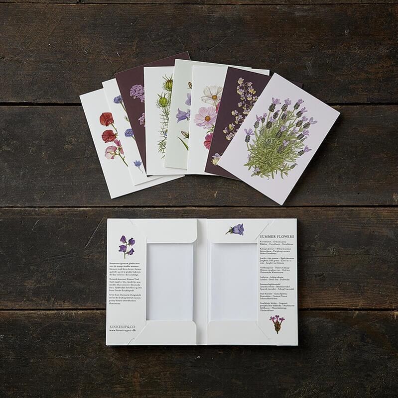 SUMMER FLOWERS - 8 cards