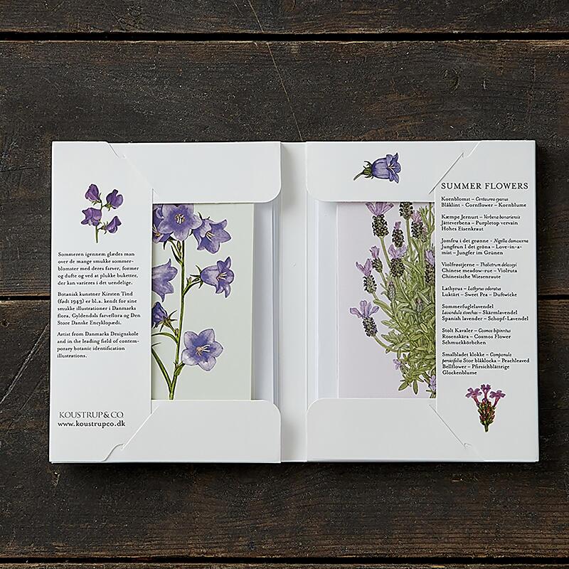 SUMMER FLOWERS - 8 cards