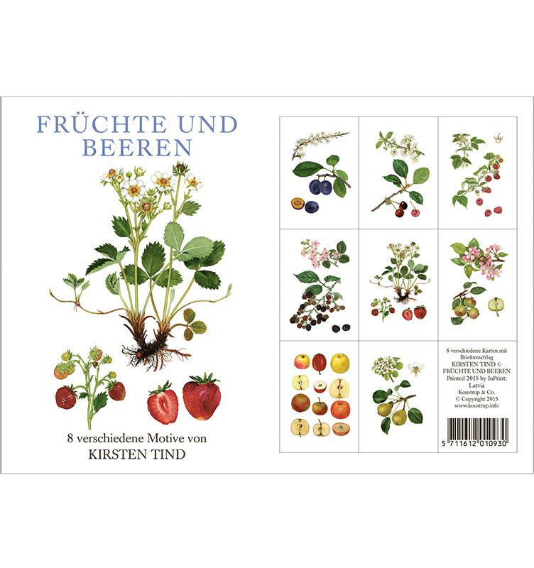 FRÜCHTE UND BEEREN - 8 cards (German)