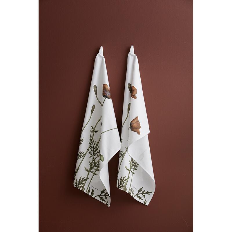 ORGANIC KITCHEN TOWEL - Corn Poppy