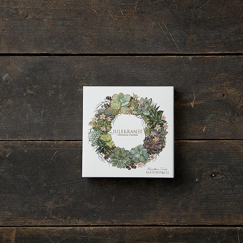 CHRISTMAS WREATHS - Square Card Pack
