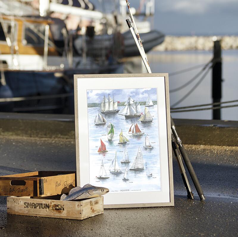 Sailboats, sailing ships