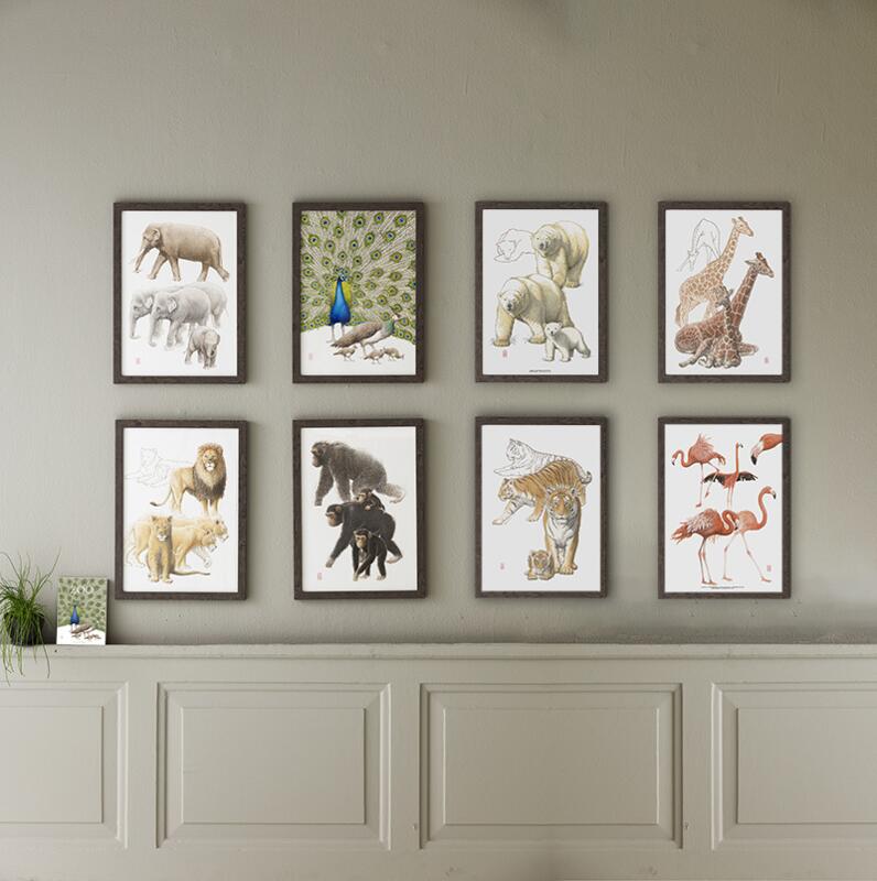 ART PRINT A3 - ZOO Flamingo