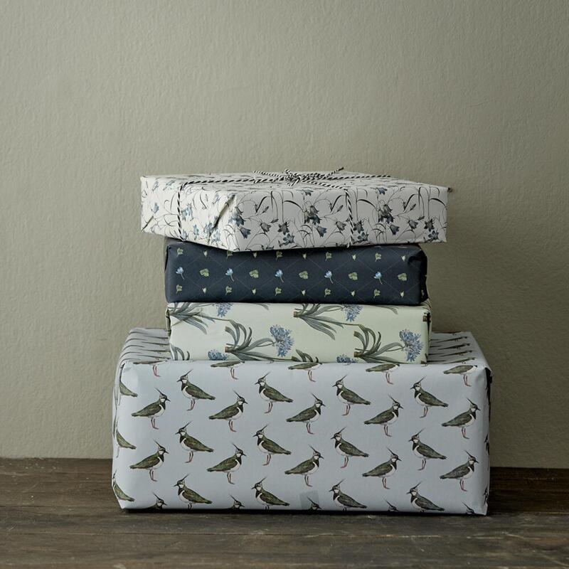 GIFT WRAP - Blooming Spring - recycled 4 sheets