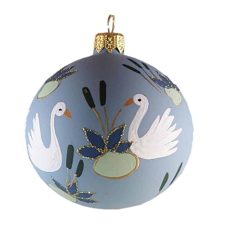 GLASS BAUBLE - Ducklings