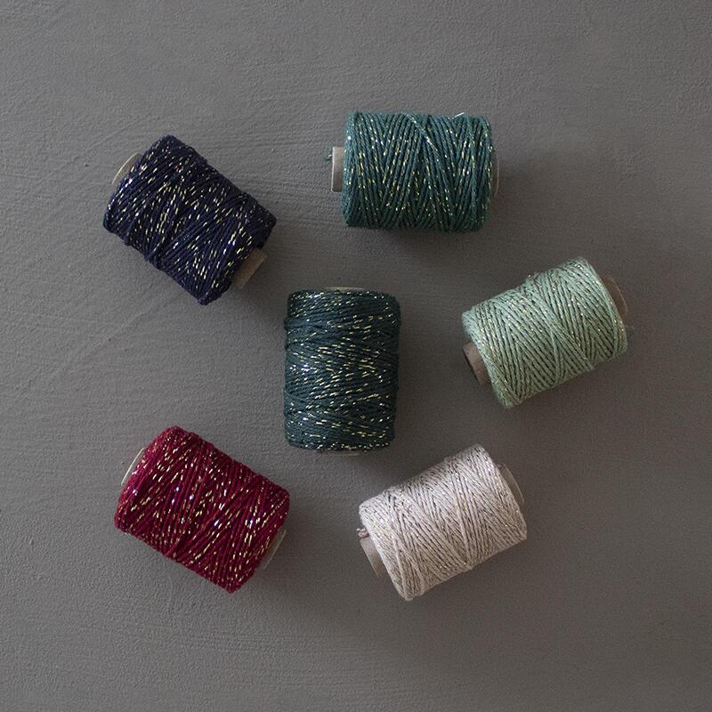 Dark green gift ribbon