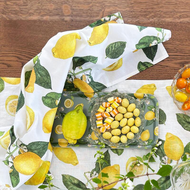 ORGANIC TEA TOWEL - Lemon