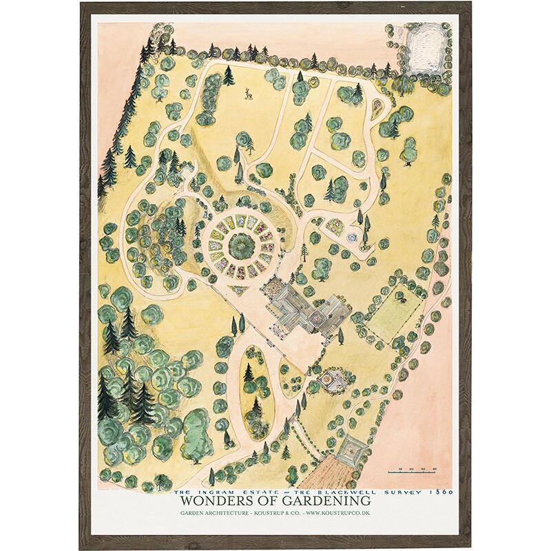 Garden architecture - ART PRINT - CHOOSE SIZE