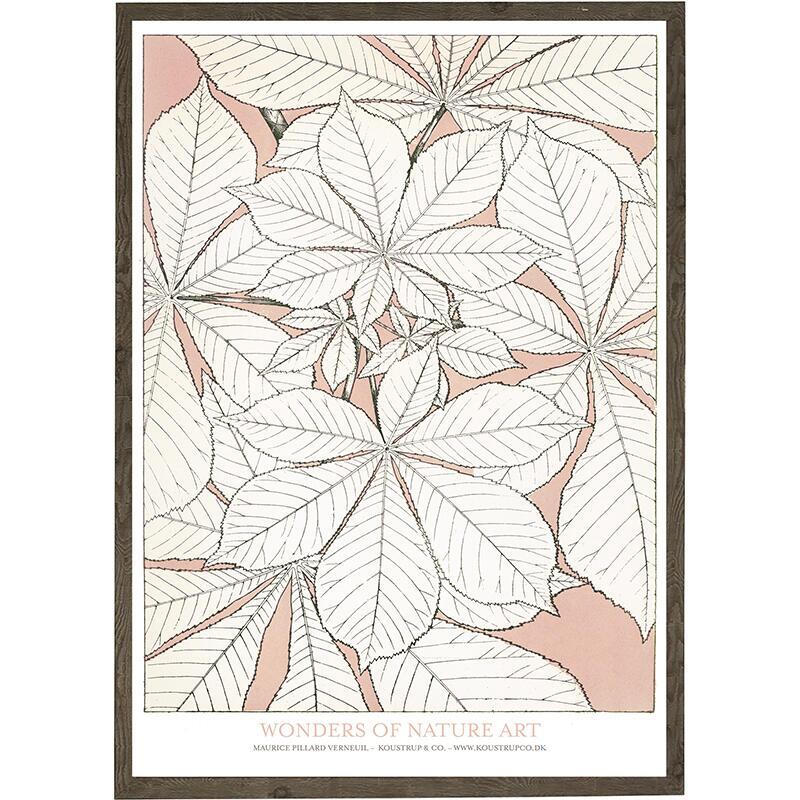 Leaves rose - ART PRINT - CHOOSE SIZE