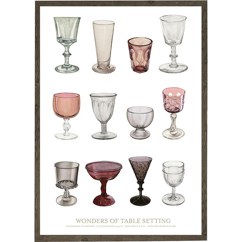 Mixed glasses rose - ART PRINT - CHOOSE SIZE