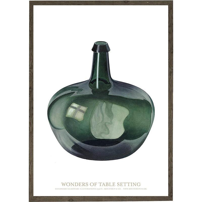 Vase dark green - ART PRINT - CHOOSE SIZE
