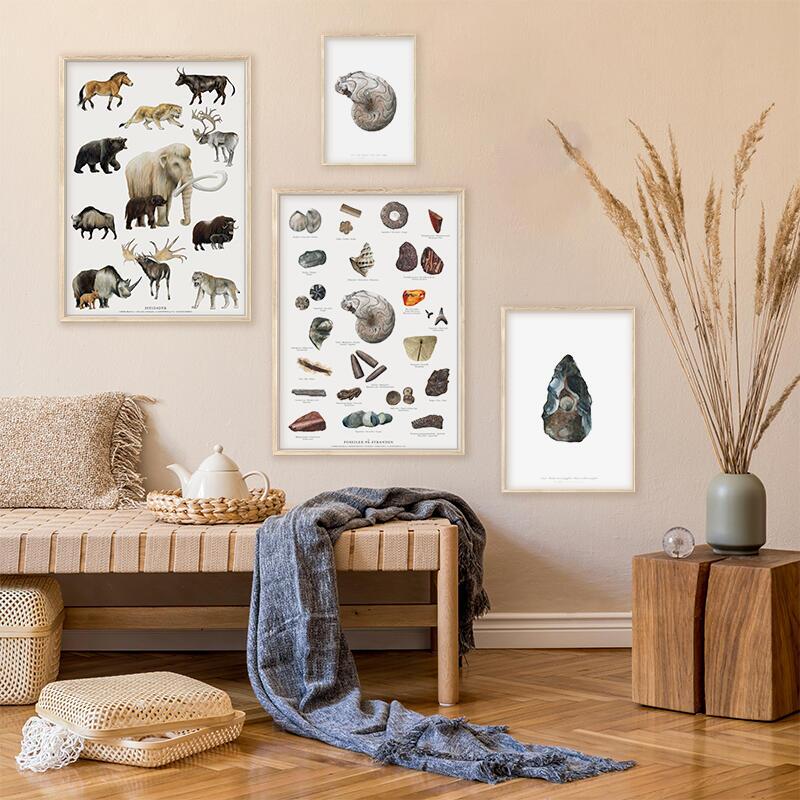 Ice Age Animals - A2 Poster