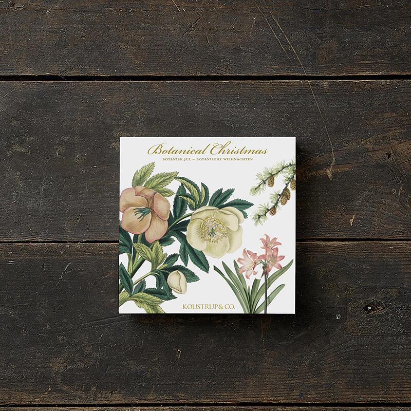 BOTANICAL CHRISTMAS - Square card folder