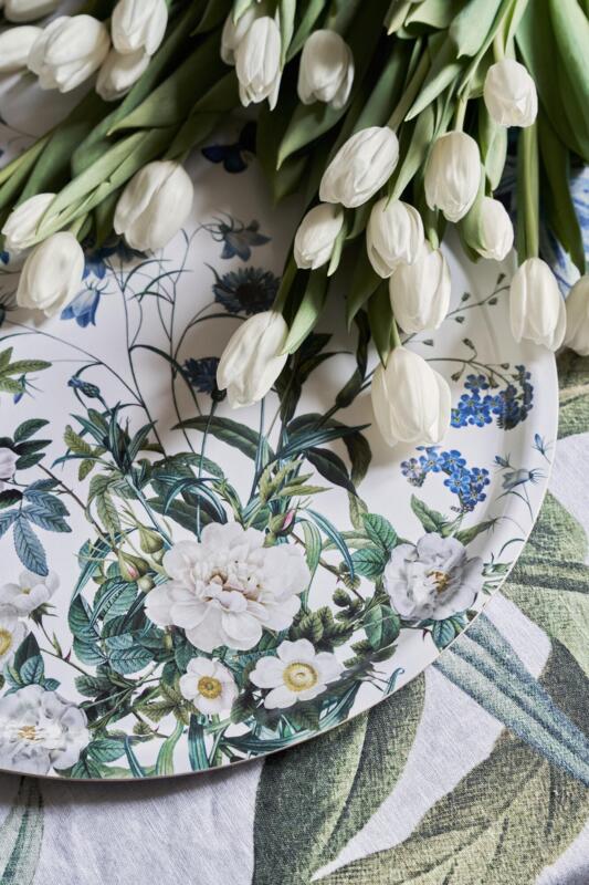 TRAY Ø38 - Blue Flower Garden