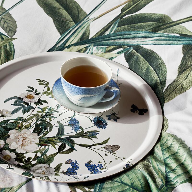 TRAY Ø38 - Blue Flower Garden