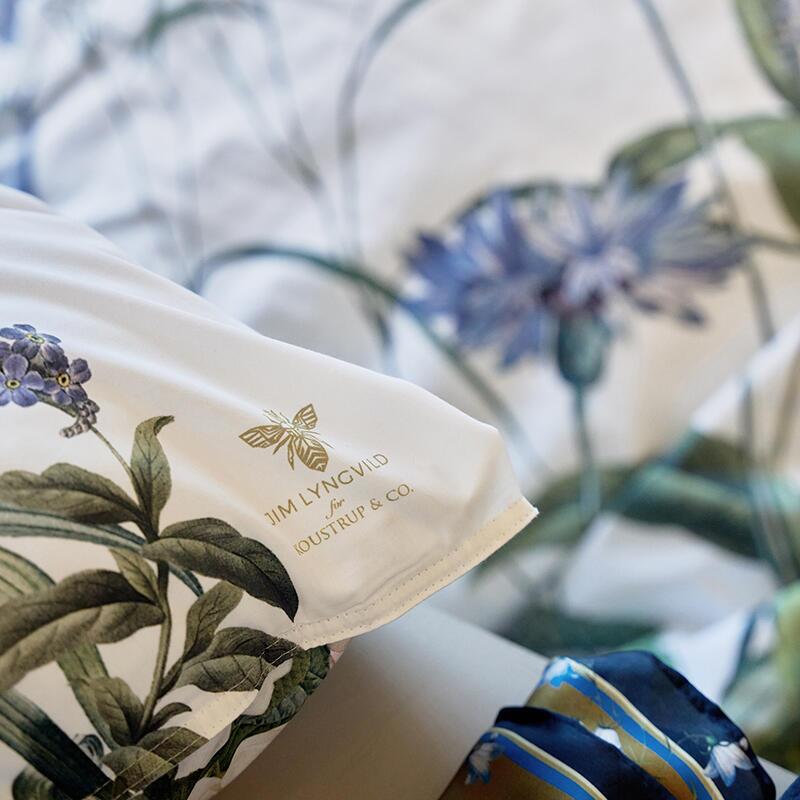 Organic bedding set - Blue Flower garden JL 140x220 cm