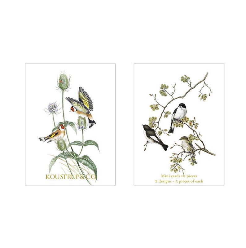 SUMMER MINI CARDS – Goldfinch & Flycatcher