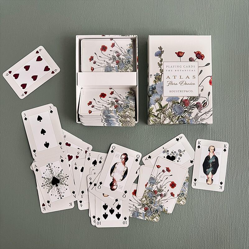 PLAYING CARDS - The Flora Danica Atlas - 2 pack