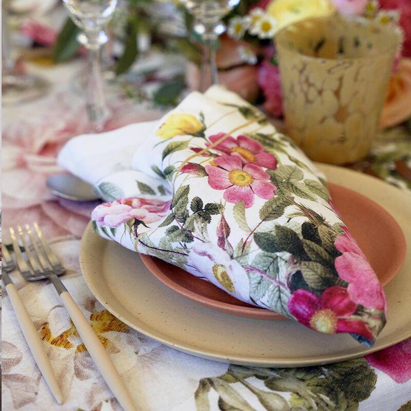 Tablecloth - Rose Flower Garden JL - extra length