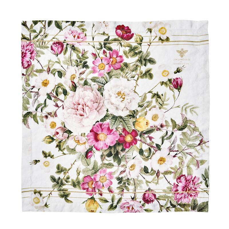 CLOTH NAPKIN - Rose Flower Garden JL