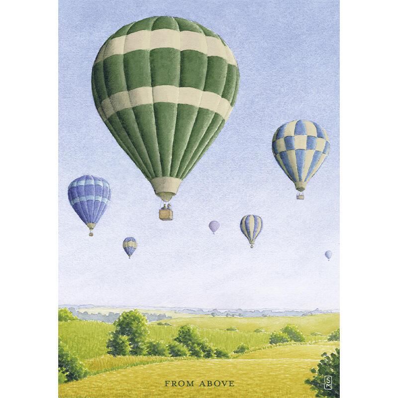 From above - A5 single card