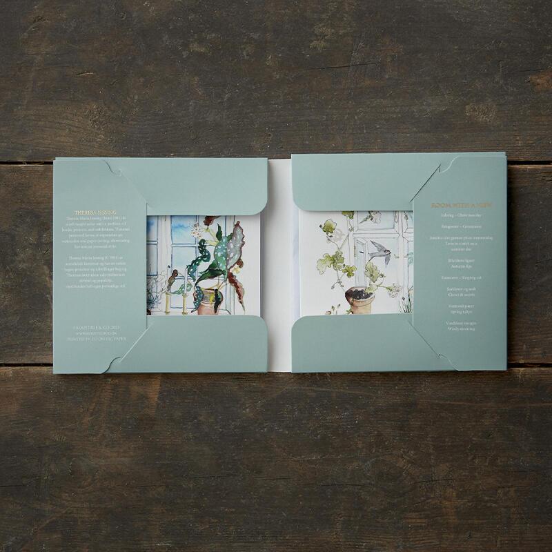 ROOM WITH A VIEW - Square card set