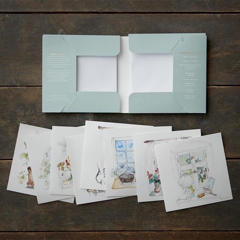 ROOM WITH A VIEW - Square card set