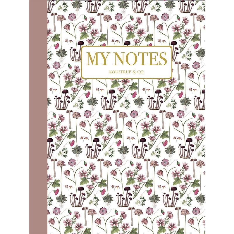 Notebook - Pink Floral Pattern