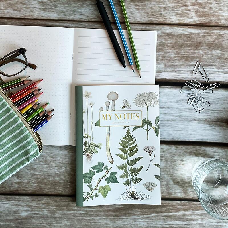 Notebook - Green Floral