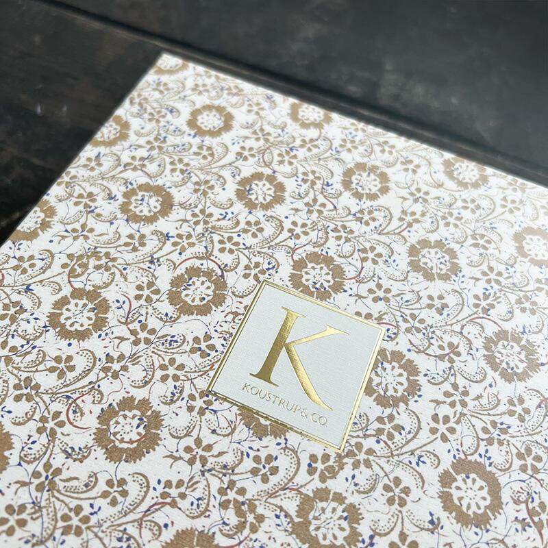 SILK SCARF - Poppy - 90 cm