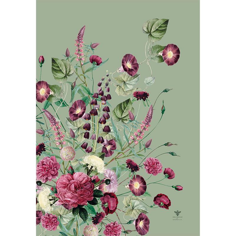 ORGANIC TEA TOWEL - Blossom Garden JL