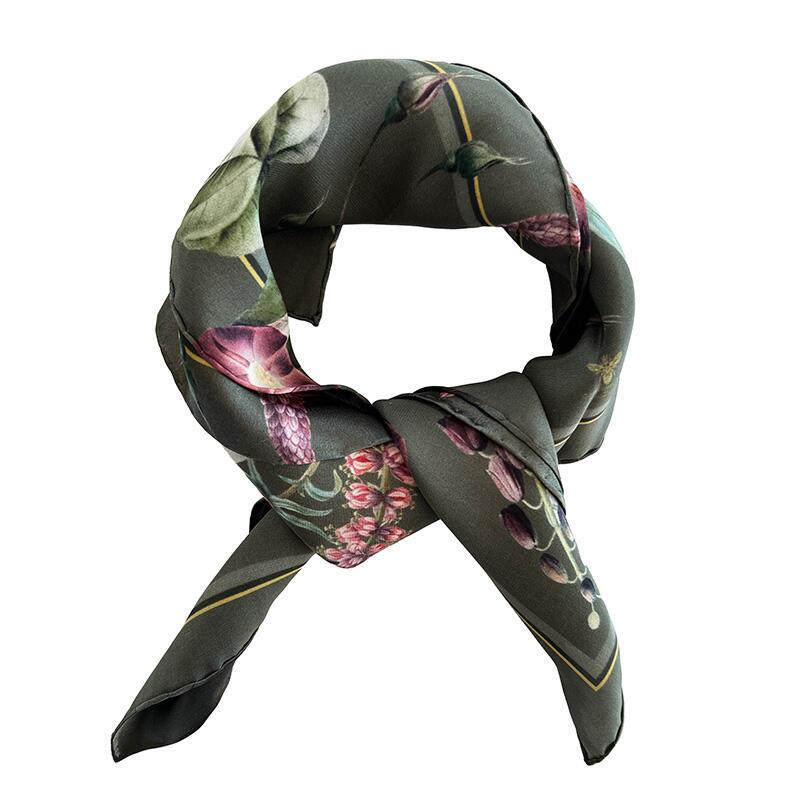 SILK SCARF - Blossom Garden JL - 50 cm