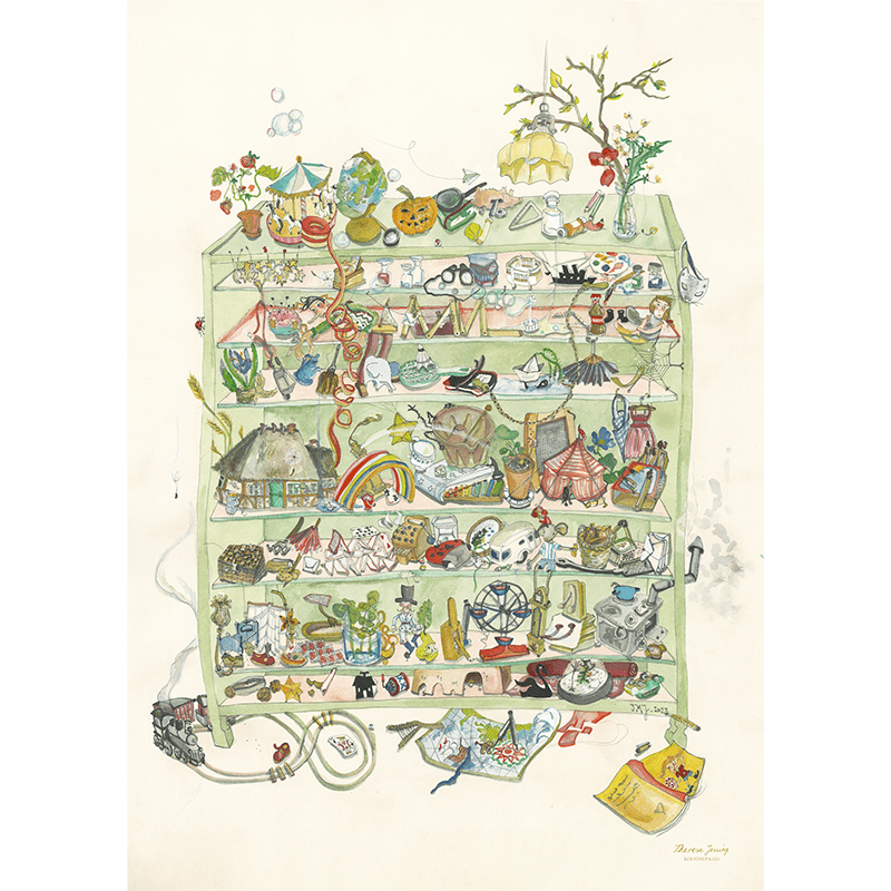 Around the World - ART PRINT - CHOOSE SIZE