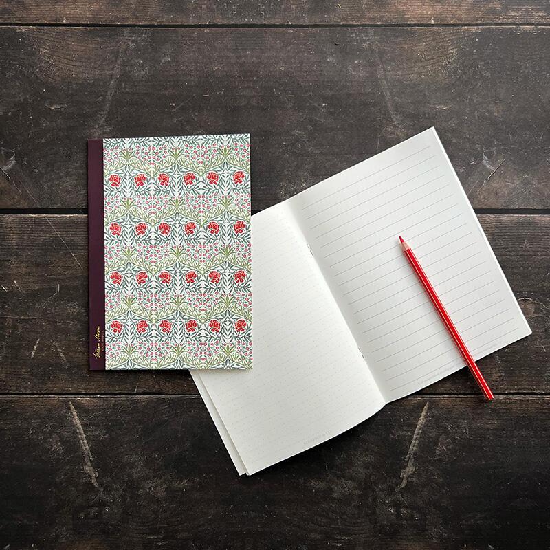 Notebook - Oxford Red pattern WM