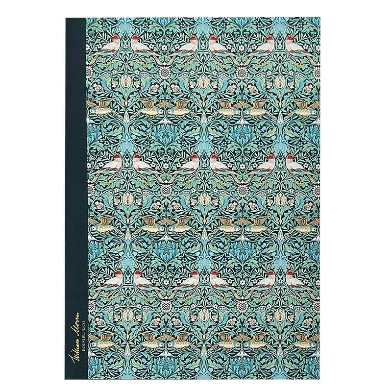 William Morris Bird Green pattern front cover